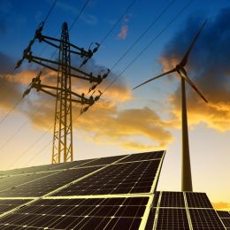 Wind, Solar und Energie